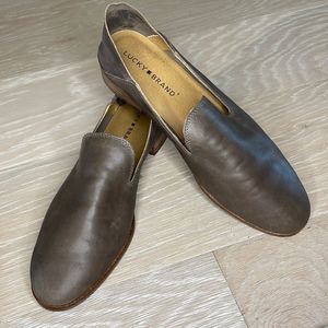 LUCKY BRAND dark driftwood color Cahill style loafer